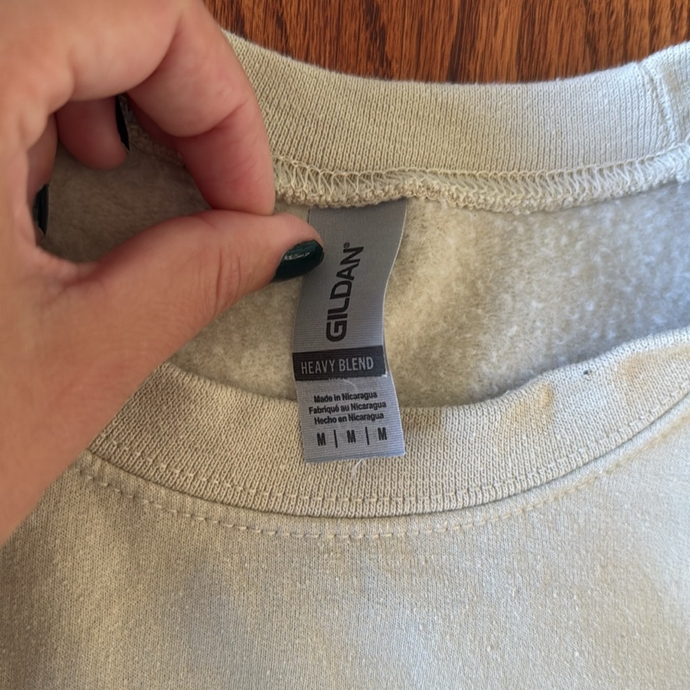 Costa Rica Beige unisex sweatshirt - Picture 2 of 2